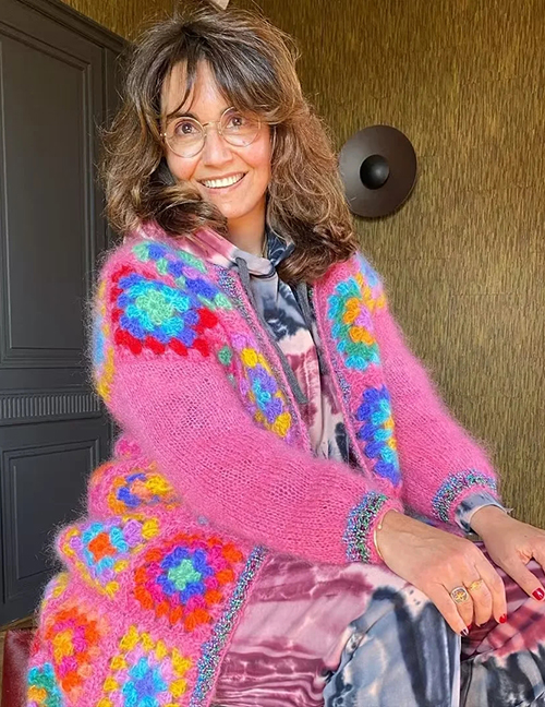 Abrigo Crochet Multicolor