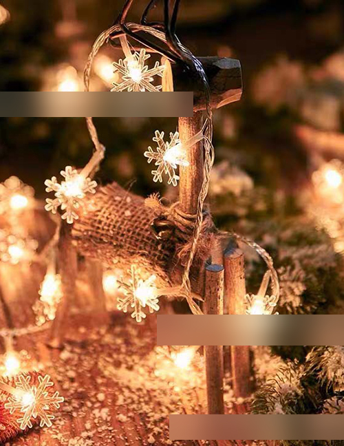 Luces De Cadena De Árboles De Navidad (cargadas)
