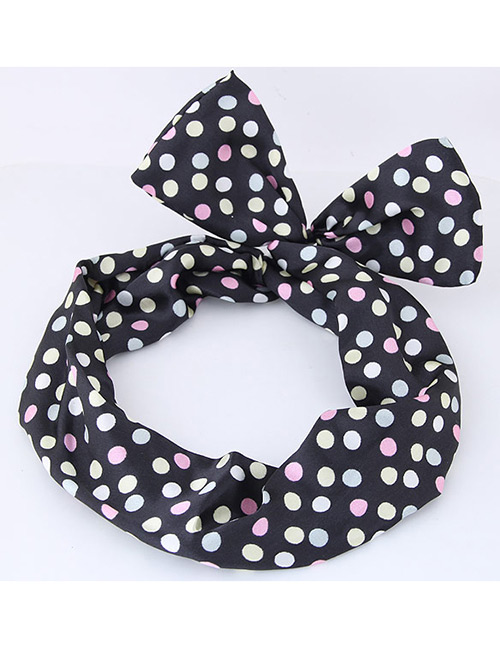 Lovely Multi-color Dot Shape Decorated Hair Band