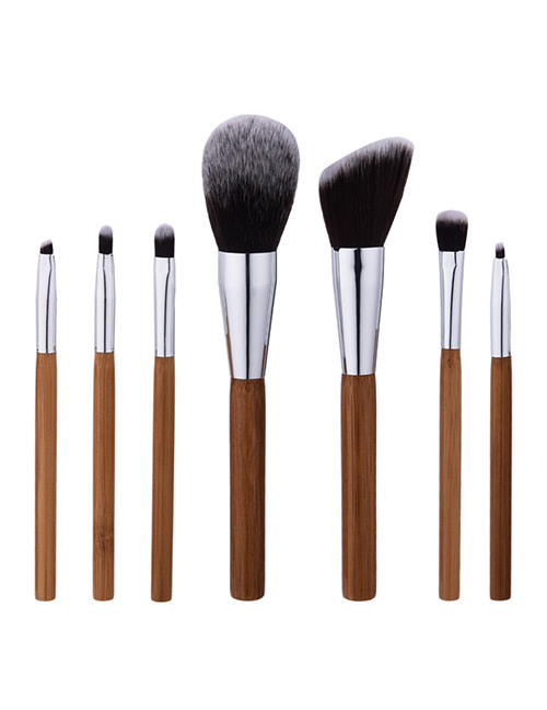Fahsion Brown Color-matching Decorated Brush (7pcs)