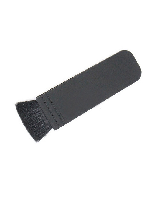 Trendy Black Square Shape Decorated Makeup Brush(1pc)