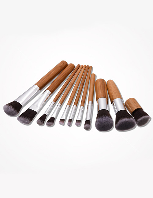 Fashion Brown Color-matching Decorated Brush