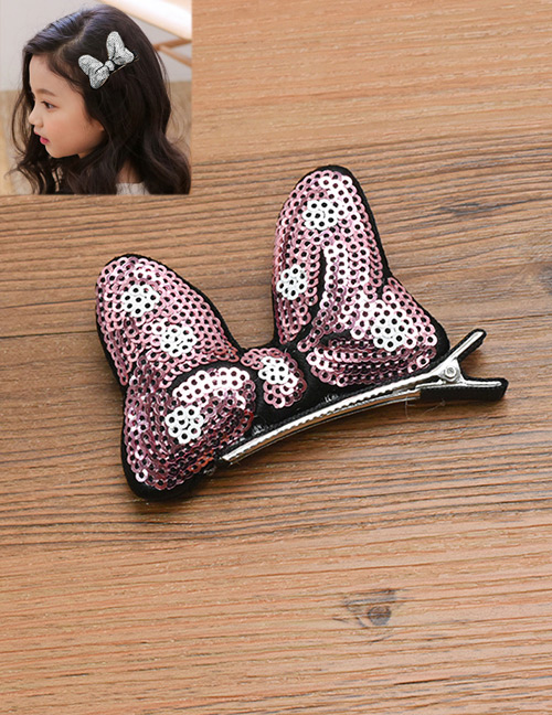 Lovely Pink Bowknot Decorated Simple Hairpin (1pc)