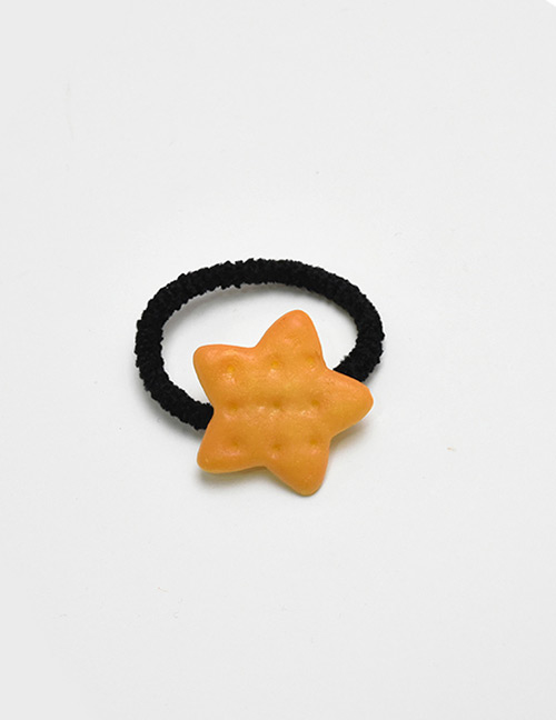 Lovely Dark Yellow Little Star Decorated Simple Hair Band (1pc)