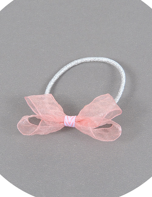Fashion Pink Bowknot Shape Decorated Simple Hair Band