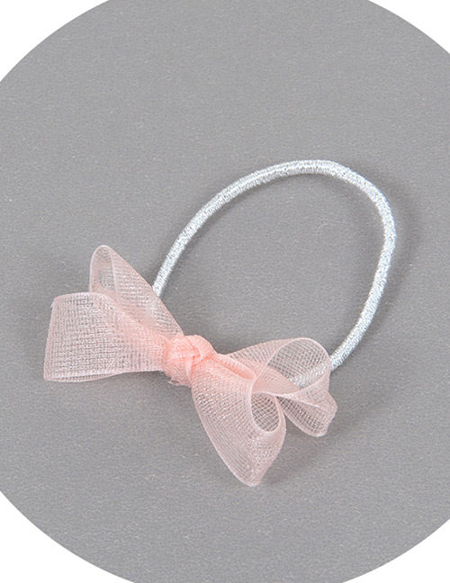 Fashion Light Pink Bowknot Shape Decorated Simple Hair Band