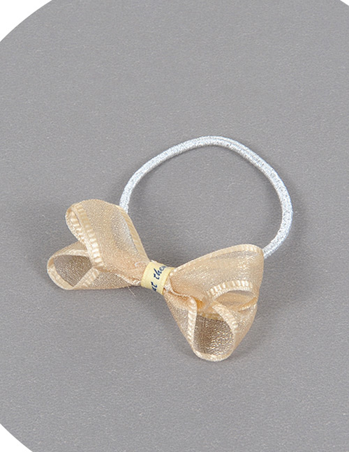 Fashion Champagne Bowknot Shape Decorated Simple Hair Band