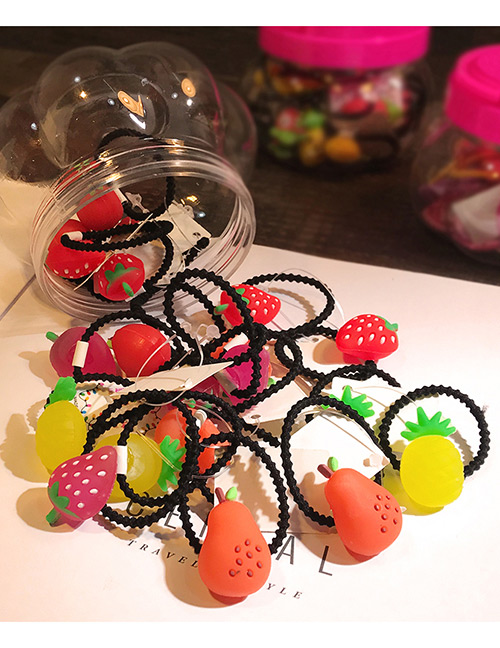 Lovely Multicolor Fruit Shape Decorated Hair Band (20pcs)