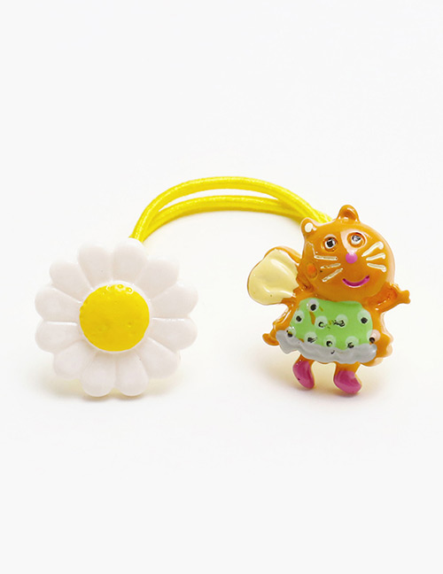 Fashion Yellow Flower&cat Shape Decorated Hair Band