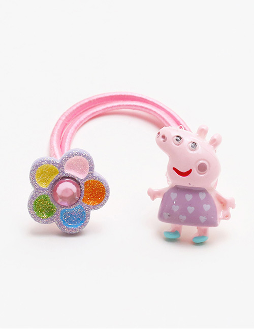 Fashion Multi-color Flower&pig Shape Decorated Hair Band