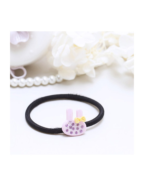 Lovely Light Purple Rabbit Ears Decorated Simple Hair Band