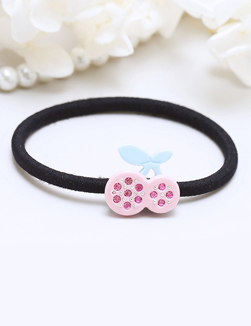 Lovely Pink Cherry Shape Decorated Simple Hair Band