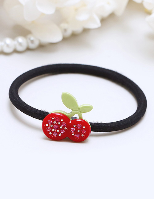 Lovely Red Cherry Shape Decorated Simple Hair Band