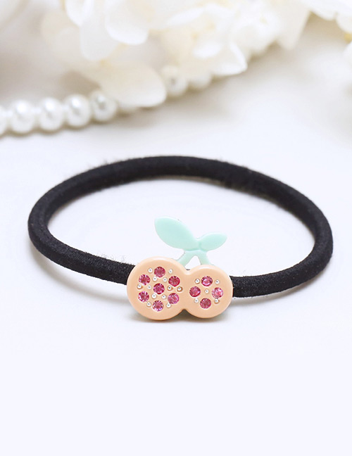 Lovely Light Pink Cherry Shape Decorated Simple Hair Band