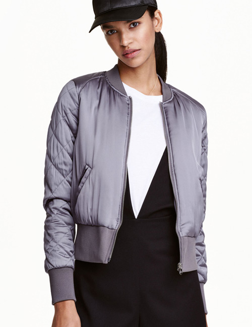 Fashion Gray Pure Color Decorated Jacket