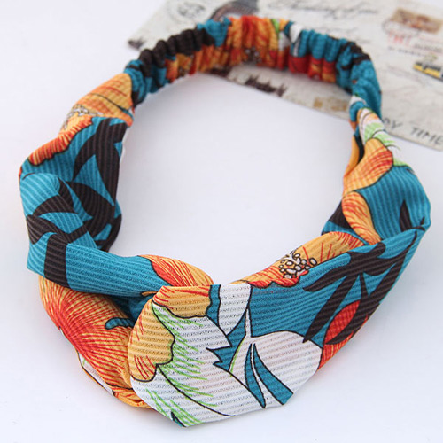 Fashion Multi-color Bamboo Pattern Decorated Hair Band