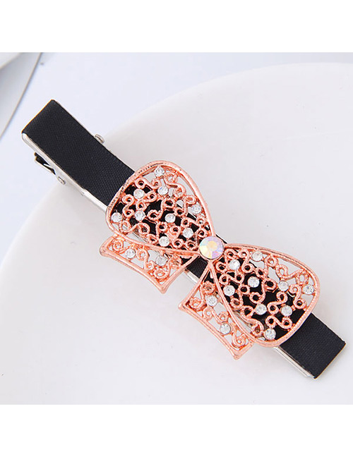 Lovely Pink Bowknot Shape Decorated Hairpin