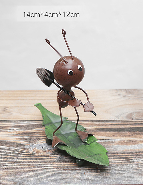 Lovely Brown Cartoon Ant Shape Decorated Handicrafts