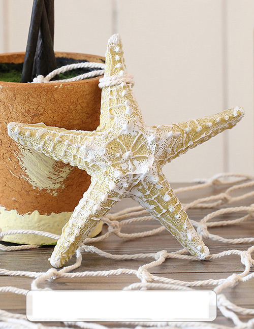 Fashion Beige Starfish Shape Decorated Hook Ornaments(middle)