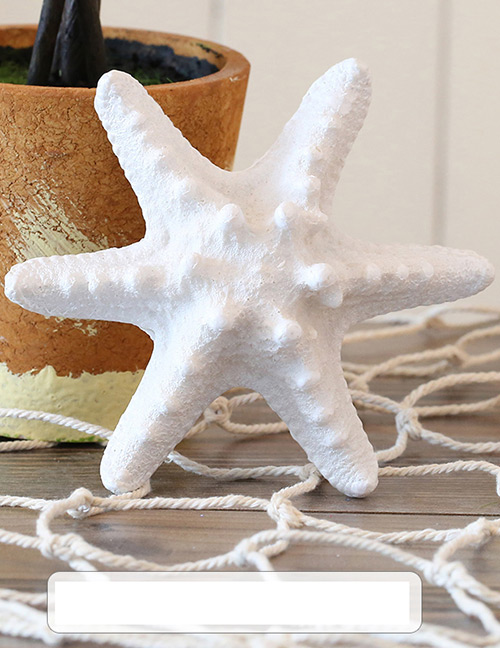 Fashion White Starfish Shape Decorated Hook Ornaments(small)