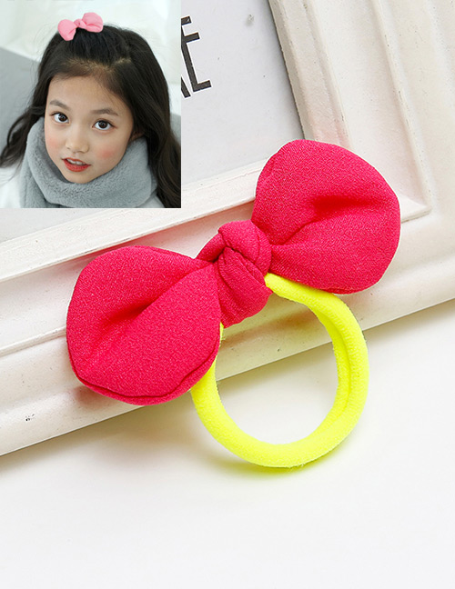 Sweet Plum Red Bowknot Decorated Simple Hair Band