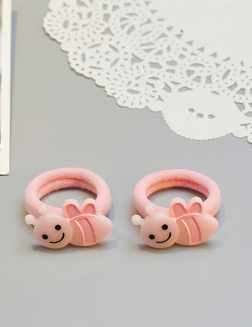 Cute Pink Bee Shape Decorated Baby Hair Band