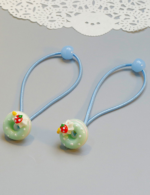 Cute Green Donuts Shape Decorated Baby Hair Band