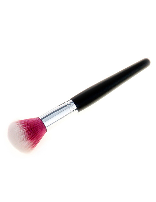 Fashion Red+white Color Matching Decorated Makeup Brush