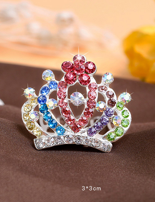Lovely Multi-color Flower Shape Decorated Hairpin