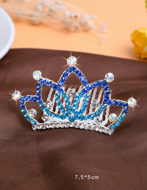 Lovely Blue Color-matching Decorated Hairpin (larger)