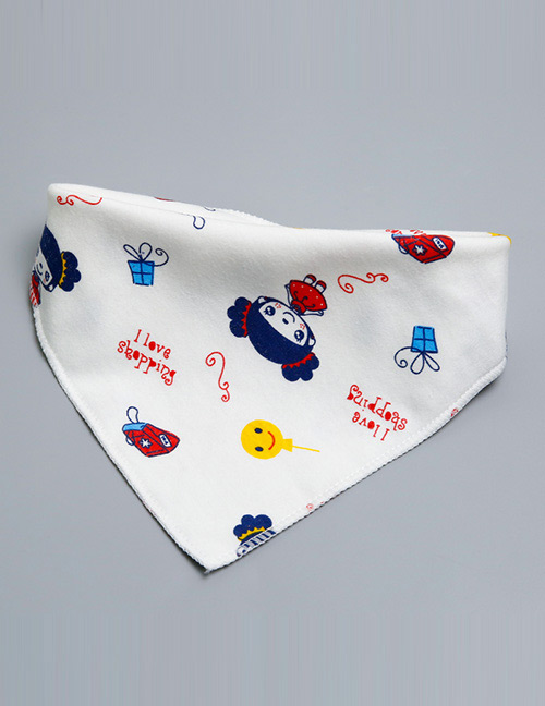 Lovely Multi-color Gift Shape Decorated Bib