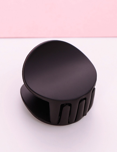 Fashion Black Round Shape Decorated Hair Claw