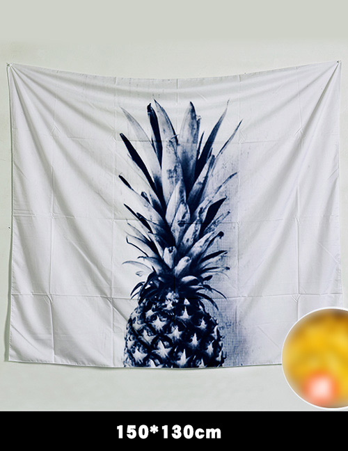 Fashion Dark Gray Pineapple Pattern Decorated Background Cloth(no Led )