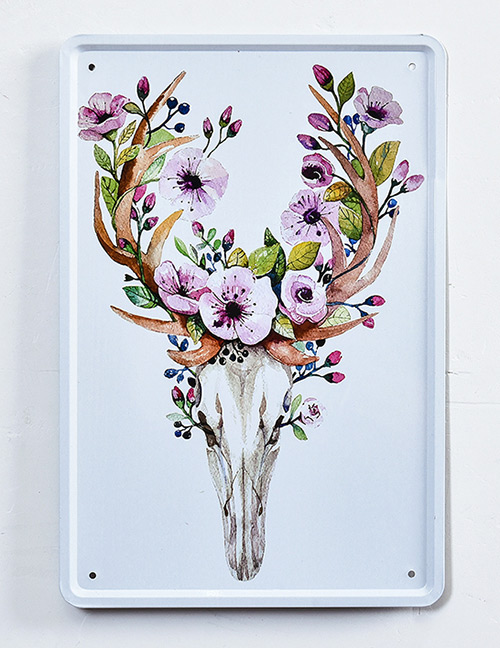 Fashion Multi-color Flower &cattle Pattern Decorated Hang Painting