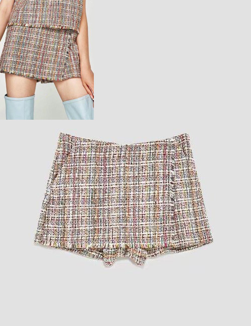 Fashion Light Multi-color Tassel Decorated Shorts