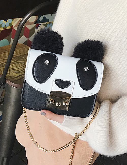 Lovely Black Panda Design Bag