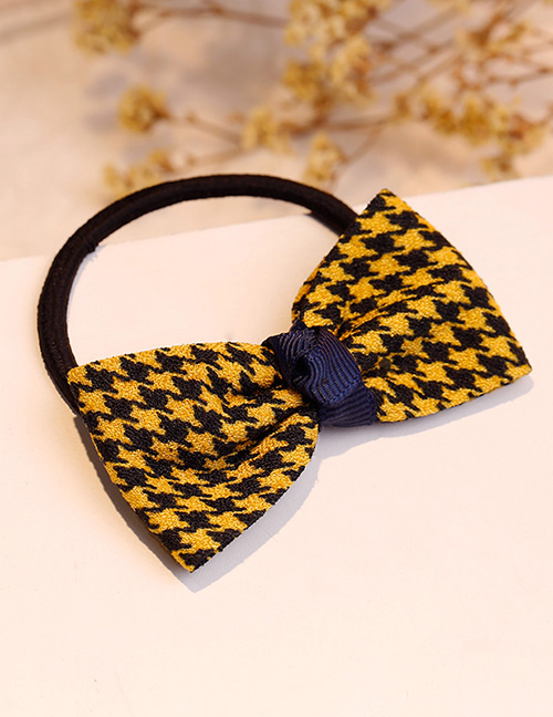 Fashion Yellow Color-matching Shape Decorated Hair Band