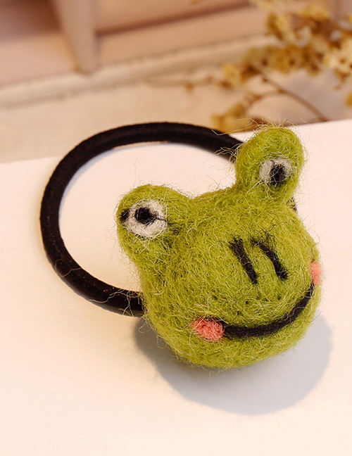 Lovely Green Frog Shape Decorated Hair Band