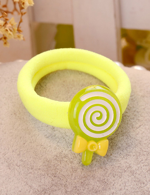 Fashon Yellow Candy Shape Decorated Hair Band
