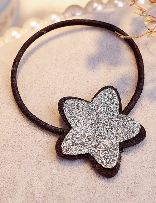 Fashion Silver Color Star Shape Decorated Hair Band