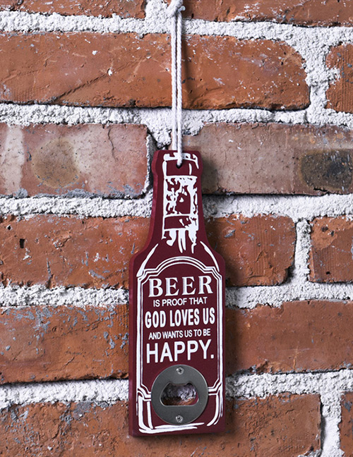 Fashion Red Beer Shape Decorated Bottle Openers