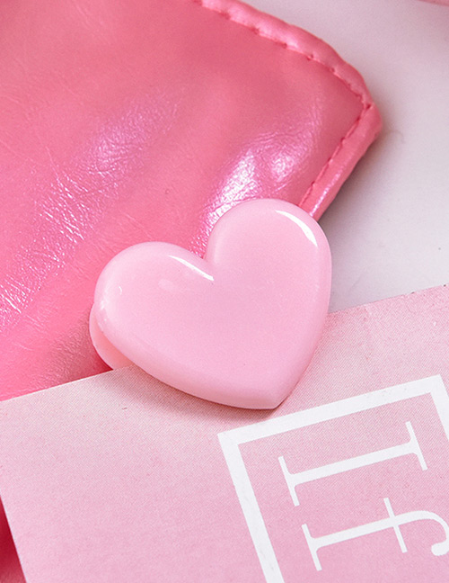 Lovely Pink Heart Shape Decorated Folder