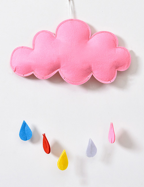 Lovely Pink Clouds Shape Decorated Ornament