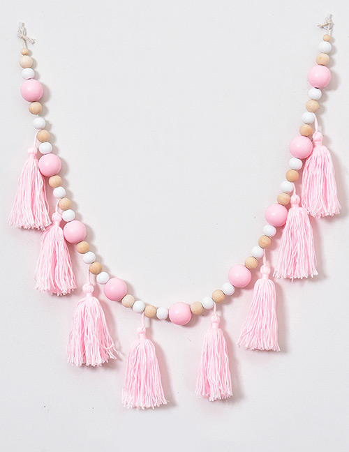 Lovely Pink Tassle Decorated Ornament