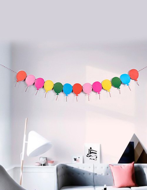 Fashion Multi-color Balloons Decorated Color Matching Ornament