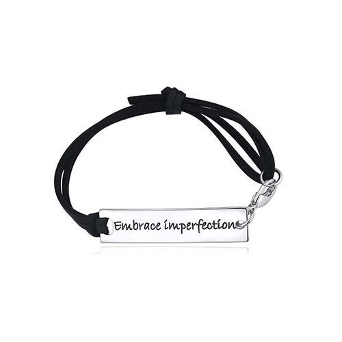 Elegant Silver Color+black Square Shape Design Multi-layer Bracelet