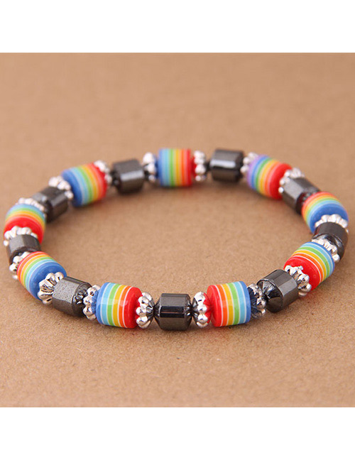 Fashion Multi-color Color-matching Decorated Bracelet