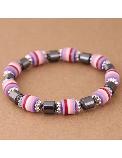 Fashion Multi-color Color-matching Decorated Bracelet