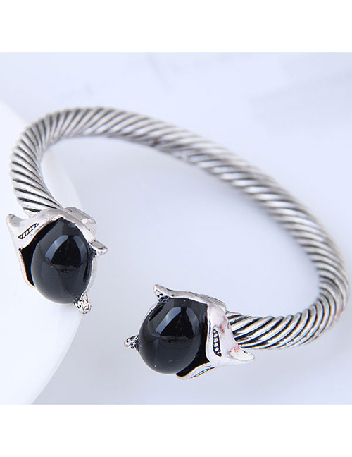 Fashion Black Fox Shape Decorated Bracelet