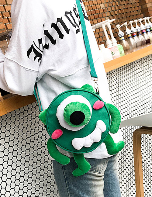 Fashion Green Cartoon Shape Decorated Backpack(s)